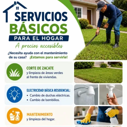 Logo de Servicio de Mantenimiento Básico Residencial y Jardineria